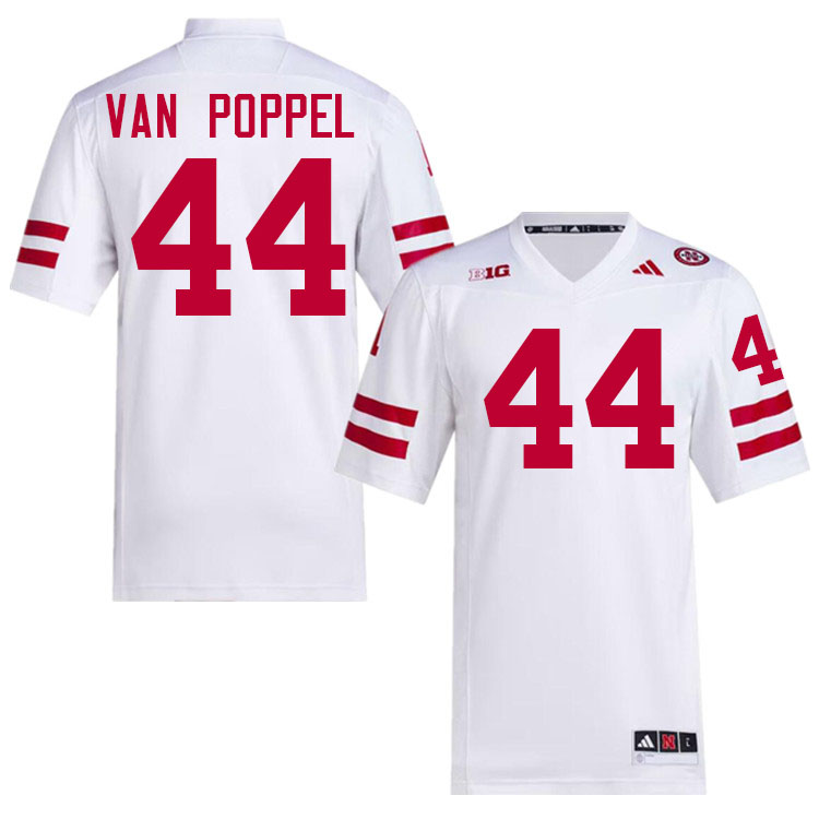 #44 Riley Van Poppel Nebraska Jersey,Nebraska Cornhuskers Football Uniforms,Jersey-White #44 Riley Van Poppel Nebraska Jersey,Nebraska Cornhuskers Football Uniforms,Jersey-White